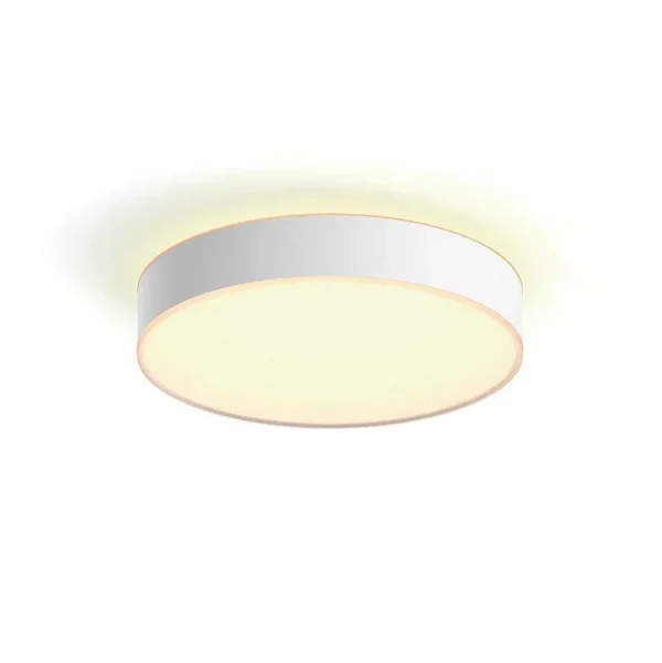 Luminaires Philips Philips Hue>Plafonnier Philips Hue Enrave Led Blanc, 1 Lumiere, Telecommandes