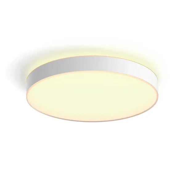 Luminaires Philips Philips Hue>Plafonnier Philips Hue Enrave Led Blanc, 1 Lumiere, Telecommandes