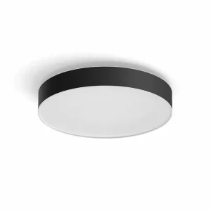 Luminaires Philips Philips Hue>Plafonnier Philips Hue Enrave Led Noir, 1 Lumiere, Telecommandes