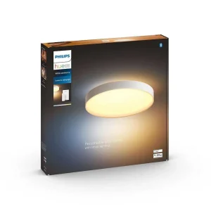 Luminaires Philips Philips Hue>Plafonnier Philips Hue Enrave Led Blanc, 1 Lumiere, Telecommandes