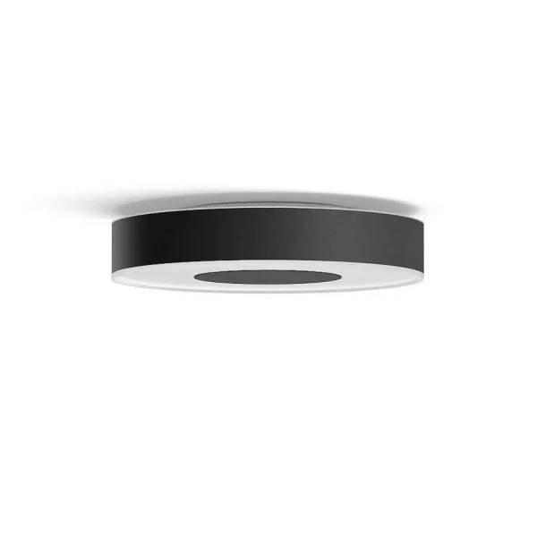 Luminaires Philips Philips Hue>Plafonnier Philips Hue Infuse Led Noir, 1 Lumiere, Changeur De Couleurs