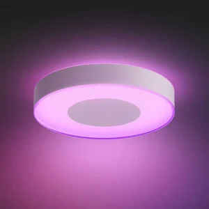 Luminaires Philips Philips Hue>Plafonnier Philips Hue Infuse Led Blanc, 1 Lumiere, Changeur De Couleurs