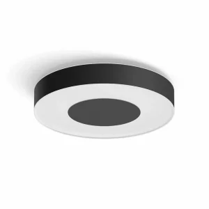 Luminaires Philips Luminaires Interieurs Connectes>Plafonnier Philips Hue Infuse Led Noir, 1 Lumiere, Changeur De Couleurs