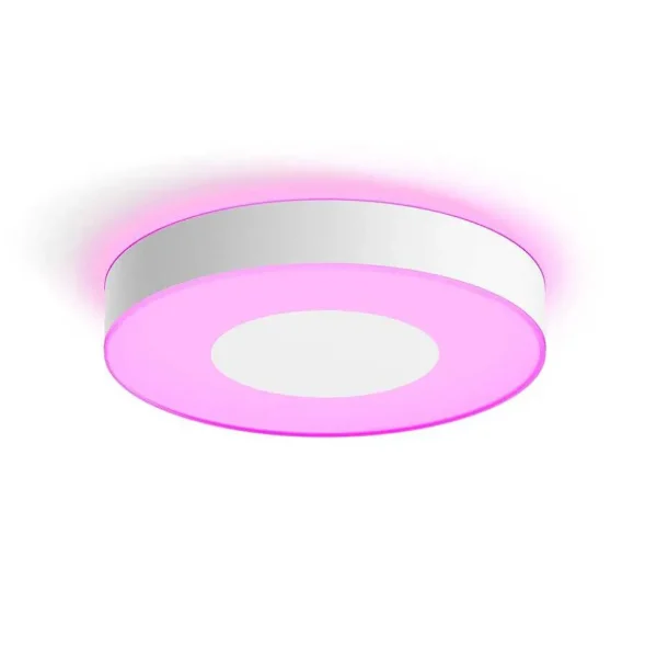 Luminaires Philips Philips Hue>Plafonnier Philips Hue Infuse Led Blanc, 1 Lumiere, Changeur De Couleurs