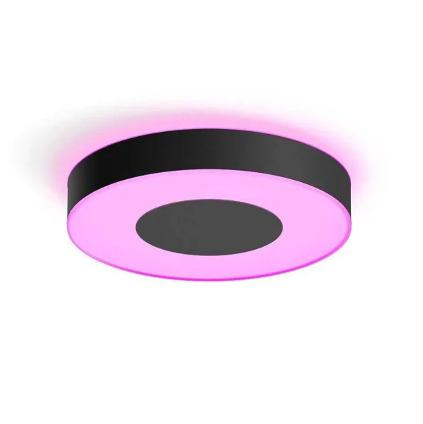 Luminaires Philips Luminaires Interieurs Connectes>Plafonnier Philips Hue Infuse Led Noir, 1 Lumiere, Changeur De Couleurs