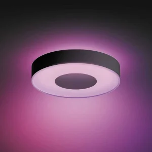 Luminaires Philips Philips Hue>Plafonnier Philips Hue Infuse Led Noir, 1 Lumiere, Changeur De Couleurs