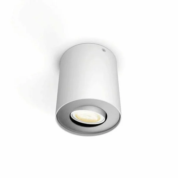 Luminaires Philips Philips Hue>Plafonnier Philips Hue Pillar Led Blanc, 1 Lumiere, Telecommandes