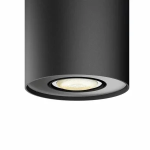 Luminaires Philips Philips Hue>Plafonnier Philips Hue Pillar Led Noir, 1 Lumiere