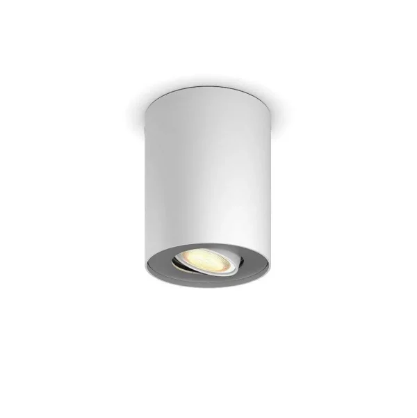 Luminaires Philips Philips Hue>Plafonnier Philips Hue Pillar Led Blanc, 1 Lumiere, Telecommandes