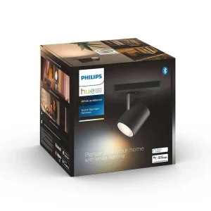 Luminaires Philips Philips Hue>Plafonnier Philips Hue Runner Led Noir, 1 Lumiere