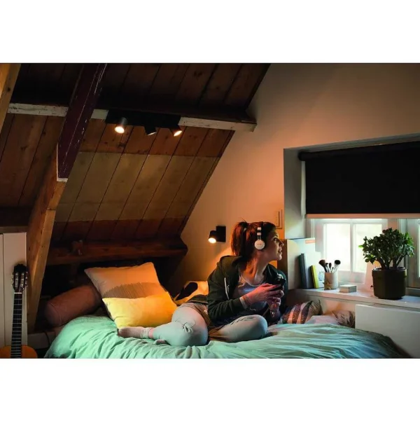 Luminaires Philips Philips Hue>Plafonnier Philips Hue Runner Led Noir, 1 Lumiere