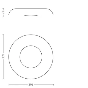 Luminaires Philips Philips Hue>Plafonnier Philips Hue Still Led Blanc, 1 Lumiere, Telecommandes