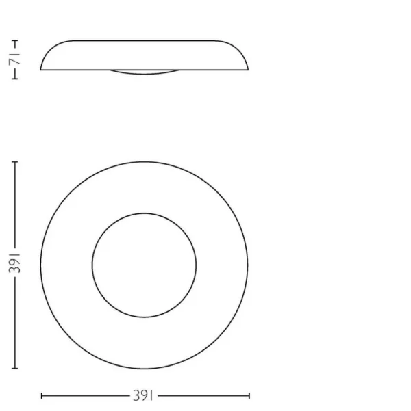 Luminaires Philips Philips Hue>Plafonnier Philips Hue Still Led Blanc, 1 Lumiere, Telecommandes