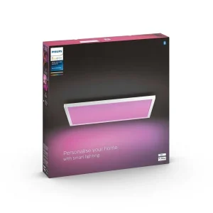 Luminaires Philips Philips Hue>Plafonnier Philips Hue Surimu Led Blanc, 1 Lumiere, Changeur De Couleurs