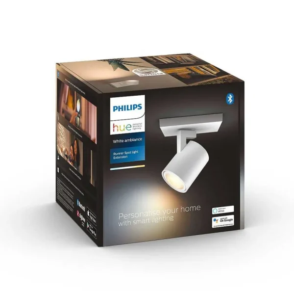 Luminaires Philips Philips Hue>Plafonnier Philips Hue White Ambiance Runner Led Blanc, 1 Lumiere