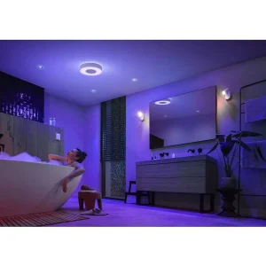 Luminaires Philips Philips Hue>Plafonnier Philips Hue Xamento Led Blanc, 1 Lumiere, Changeur De Couleurs