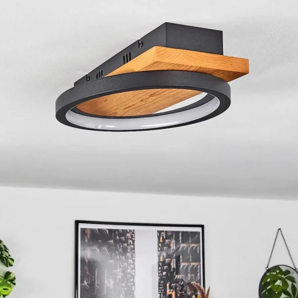 hofstein Plafonniers>Plafonnier Pompu Led Ecru, 1 Lumiere