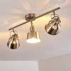 hofstein Lampes Industrielles>Plafonnier Safari Chrome Brosse, 3 Lumieres