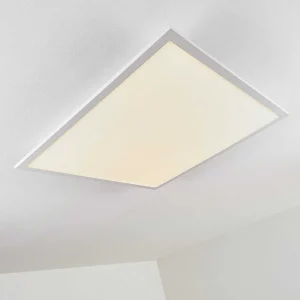 hofstein Luminaires Interieurs Connectes>Plafonnier Salmi Led Aluminium, Blanc, 1 Lumiere, Telecommandes