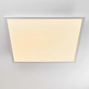 hofstein Luminaires Interieurs Connectes>Plafonnier Salmi Led Aluminium, Blanc, 1 Lumiere, Telecommandes