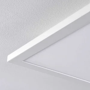 hofstein Luminaires Interieurs Connectes>Plafonnier Salmi Led Aluminium, Blanc, 1 Lumiere, Telecommandes