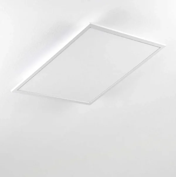 hofstein Luminaires Interieurs Connectes>Plafonnier Salmi Led Aluminium, Blanc, 1 Lumiere, Telecommandes