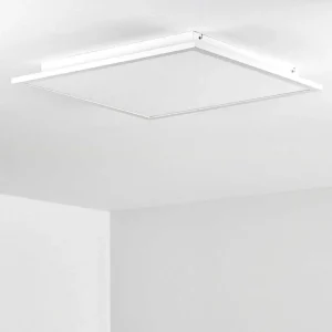 hofstein Luminaires Interieurs Connectes>Plafonnier Salmi Led Blanc, 1 Lumiere, Telecommandes, Changeur De Couleurs