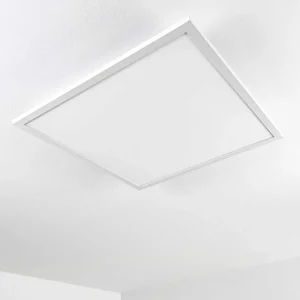 hofstein Luminaires Interieurs Connectes>Plafonnier Salmi Led Blanc, 1 Lumiere, Telecommandes, Changeur De Couleurs