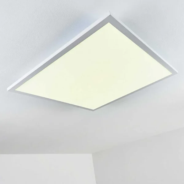 hofstein Luminaires Interieurs Connectes>Plafonnier Salmi Led Blanc, 1 Lumiere, Telecommandes, Changeur De Couleurs