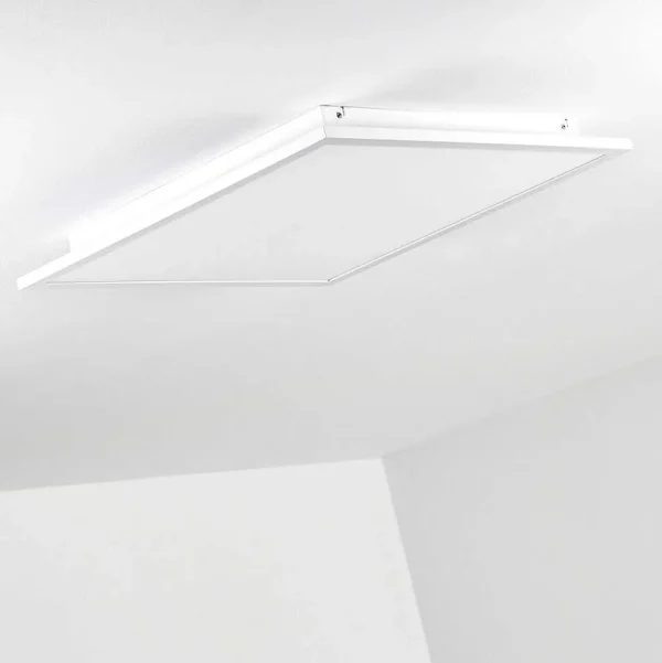 hofstein Luminaires Interieurs Connectes>Plafonnier Salmi Led Blanc, 1 Lumiere, Telecommandes, Changeur De Couleurs