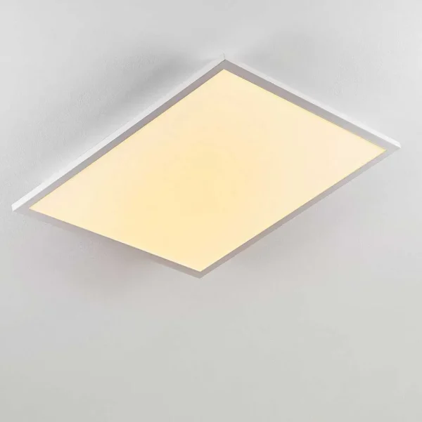 hofstein Luminaires Interieurs Connectes>Plafonnier Salmi Led Blanc, 1 Lumiere, Telecommandes, Changeur De Couleurs