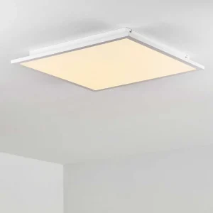 hofstein Luminaires Interieurs Connectes>Plafonnier Salmi Led Blanc, 1 Lumiere, Telecommandes, Changeur De Couleurs