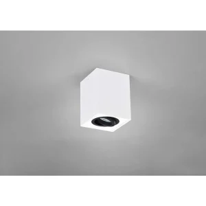 Luminaires Trio Spots Professionnels>Plafonnier Trio Cookie Noir, Blanc, 1 Lumiere