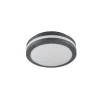 Luminaires Trio Plafonniers Extérieurs>Plafonnier Trio Piave Led Anthracite, 1 Lumiere, Detecteur De Mouvement