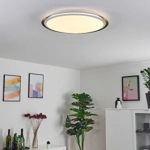 hofstein Luminaires Interieurs Connectes>Plafonnier Vejle Led Blanc, 2 Lumieres, Changeur De Couleurs