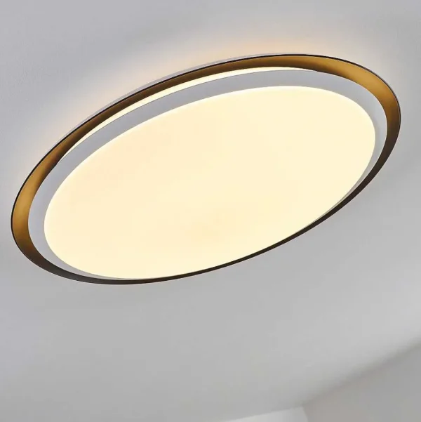 hofstein Luminaires Interieurs Connectes>Plafonnier Vejle Led Blanc, 2 Lumieres, Changeur De Couleurs