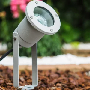 hofstein Balises Lumineuses>Projecteur De Jardin Pilsen Argente, 1 Lumiere