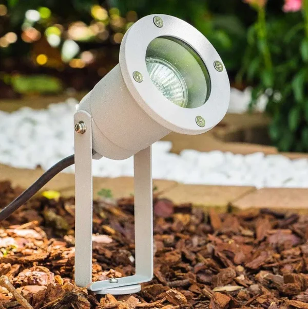 hofstein Balises Lumineuses>Projecteur De Jardin Pilsen Argente, 1 Lumiere