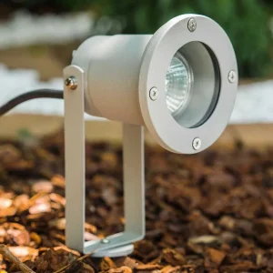 hofstein Balises Lumineuses>Projecteur De Jardin Pilsen Argente, 1 Lumiere