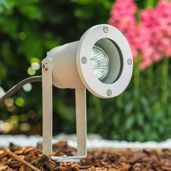 hofstein Balises Lumineuses>Projecteur De Jardin Pilsen Argente, 1 Lumiere