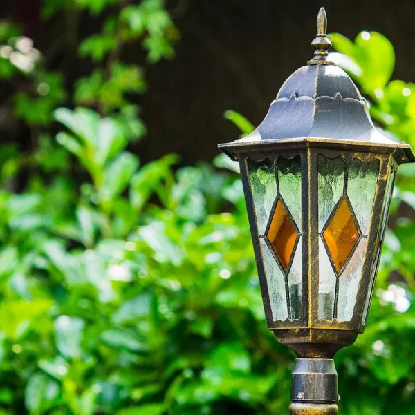 hofstein Lampes De Jardin>Reverbere Antibes Brun Dore, 1 Lumiere