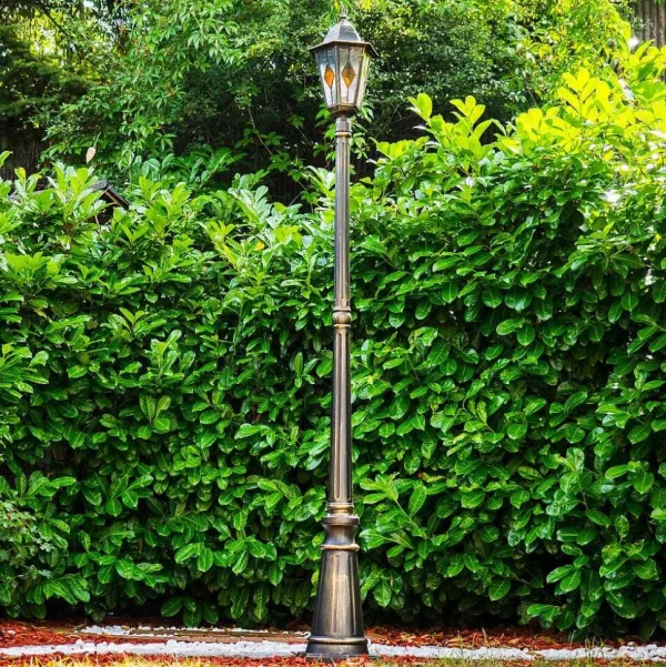 hofstein Lampes De Jardin>Reverbere Antibes Brun Dore, 1 Lumiere