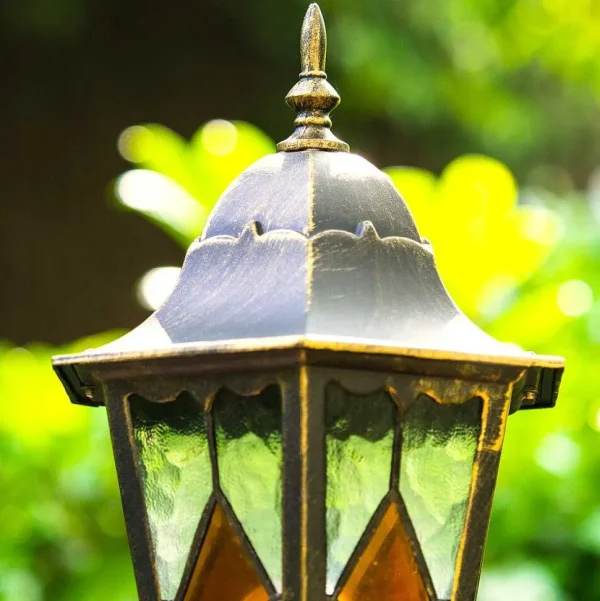 hofstein Lampes De Jardin>Reverbere Antibes Brun Dore, 1 Lumiere