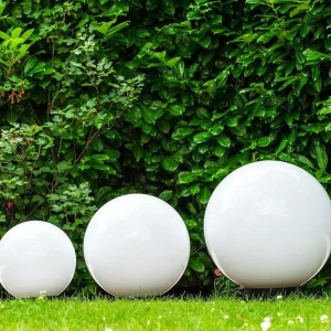 hofstein Lampes De Jardin>Set De Boules Lumineuses Miau Blanc, 3 Lumieres