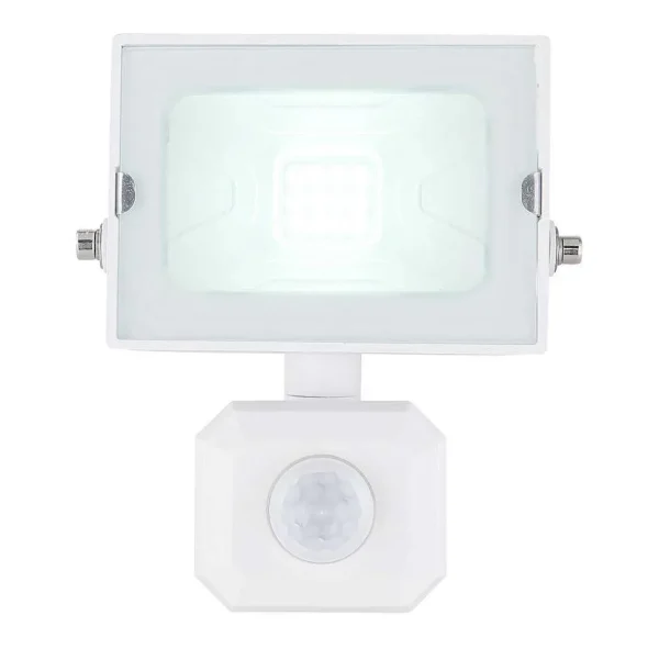 Luminaires Globo Lighting Spots Extérieurs>Spot De Jardin Globo Helga Led Blanc, 1 Lumiere, Detecteur De Mouvement