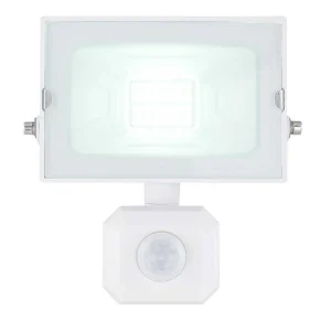 Luminaires Globo Lighting Spots Extérieurs>Spot De Jardin Globo Helga Led Blanc, 1 Lumiere, Detecteur De Mouvement