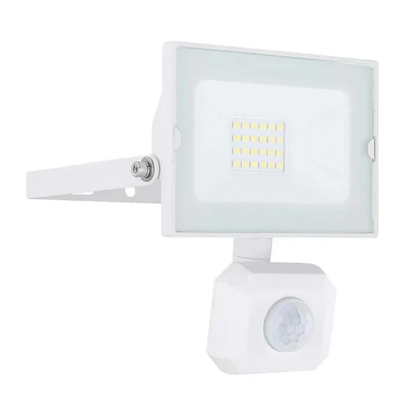 Luminaires Globo Lighting Spots Extérieurs>Spot De Jardin Globo Helga Led Blanc, 1 Lumiere, Detecteur De Mouvement