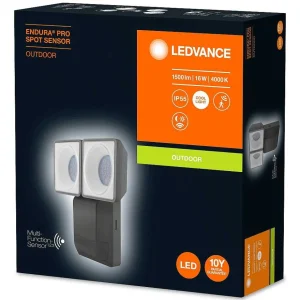 Luminaires Ledvance Spots Extérieurs>Spot De Jardin Ledvance Endura® Gris, 1 Lumiere, Detecteur De Mouvement