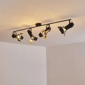 hofstein Spots Et Projecteurs>Spot De Plafond Lichinga Noir, 4 Lumieres