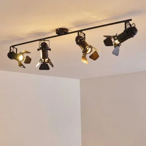 hofstein Spots Et Projecteurs>Spot De Plafond Lichinga Noir, 4 Lumieres